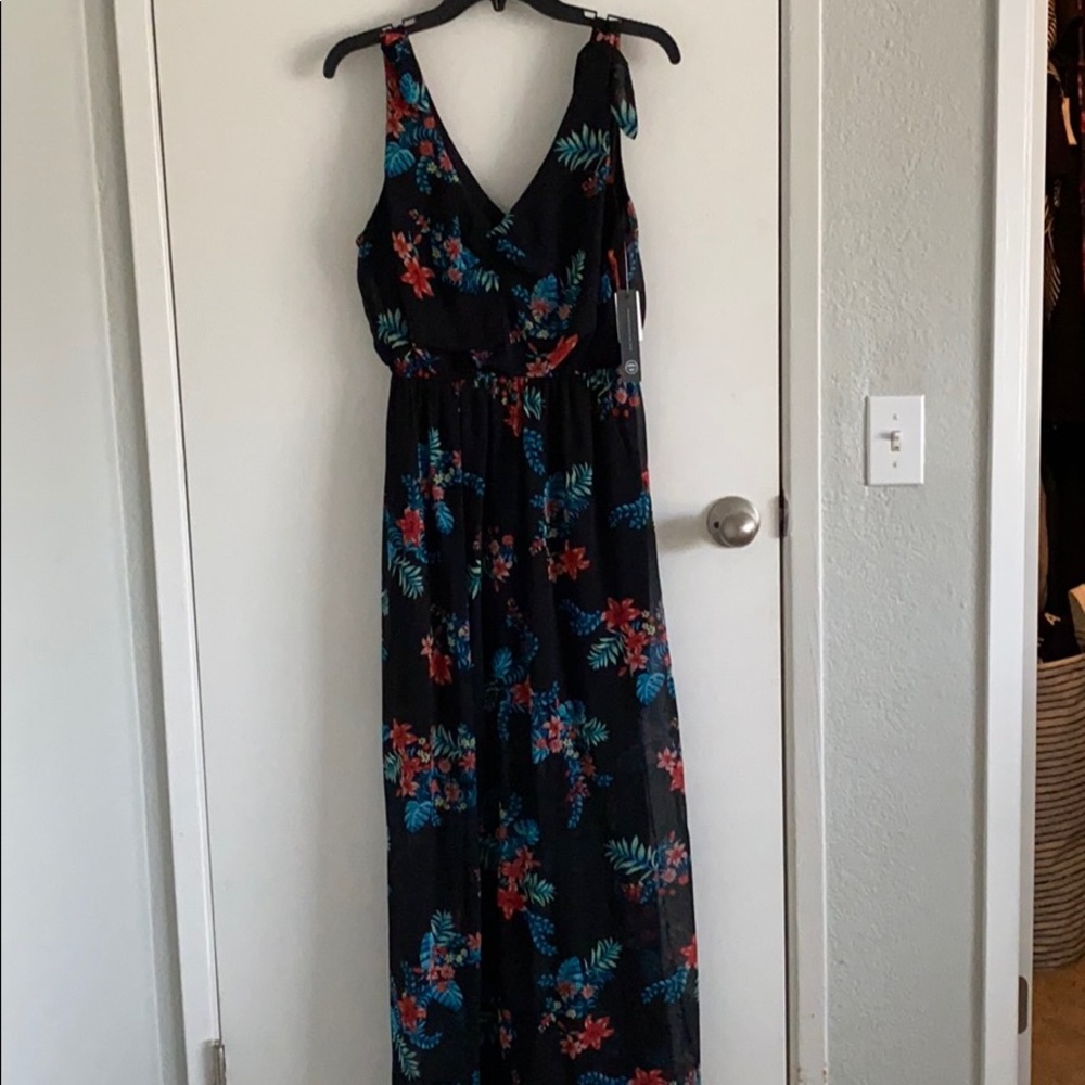 Flower maxi dress